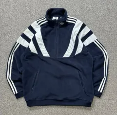アディダス ハーフジップアップ