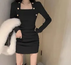 未使用 可愛らしい スリム ONE PIECE -M