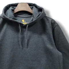 M カーハート チャコール オリジナル フィット レインディフェンダー 起毛 フード付きTシャツ