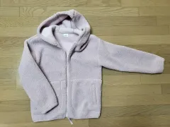 ポールハムキッズ 160 フリース ピンク フードジップアップ