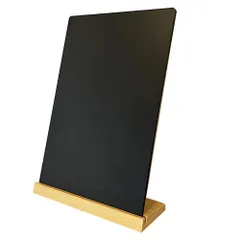 せんふう ブラックボード メニューボード 黒板 卓上 看板 飲食店 カフェ 台座付き A4サイズ 木製 30×21cm 