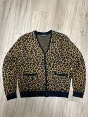 EXTRODINARY レオパード カーディガン L
