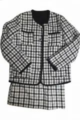新品 チェック柄 ツイード セットアップ