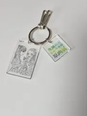 鬼滅の刃 禰豆子 栗花落 カナヲ 原画 キーホルダー 鬼滅の刃