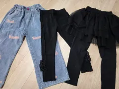 女の子 デニム/スカートレギンス/レギンス セット