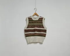 ノルディック ニットベスト