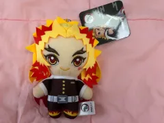 鬼滅の刃 煉獄 杏寿郎 ぬいぐるみ キーリング 10cm