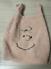ステレオバイナルズ SNOOPY チャーリー・ブラウン ボア フリース トートバッグ