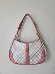 ダックス ピンク CHECK ショルダーバッグ