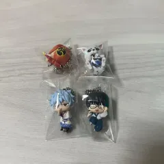 銀魂 ぶらぶら キーホルダーガチャ マスコット 銀時 志村 新八 神楽 全種