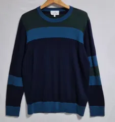 L ) Calvin Klein カルバン・クライン ネイビー ニット