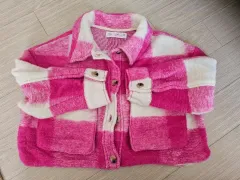 キッズ ZARA ピンク CHECK ジャケット zara 120