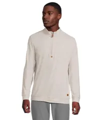 トラビスマヒュー メンズ アウター コート セーター TravisMathew Cloud Sweater 14 Zip Heather Grey グレー