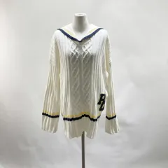 ROLAROLA レディース セーラー ニット アイボリー free ヴィンテージ