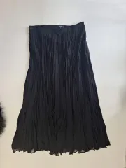セオリー ブラック プリーツ ロング スカート