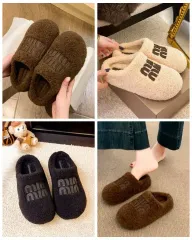 新品 ボアスリッパ ファースリッパ ファールームシューズ