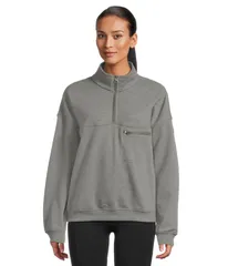 コロンビア レディース アウター コート ハーフジップ Columbia Bugasweat Half Zip City Grey Heath グレー