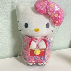 タグ付き 1976 2012 Sanrio ハローキティ 着物ぬいぐるみ ちりめん