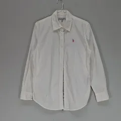 U.S. POLO ASSN. メンズ95 シャツ 2020 春 秋 ホワイト 03734