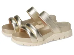コールハーン レディース シューズ サンダル Cole Haan Zerograndouble Band Slide Sandalsoft Gold Talca ゴールド