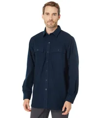 エルエルビーン メンズ トップス シャツ LLBean Chamoishirt Regular Navy ネイビー