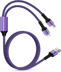 295L1680 USB to Lightning&Type-C 2in1 充電ケーブル