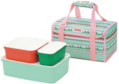 サーモス ファミリーフレッシュランチボックス ブルーボーダー DJF-4002 BLBD