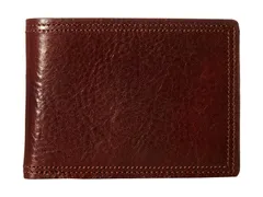 ボスカ メンズ アクセサリー 財布 Bosca Dolce Collection Credit Card Wallet w ID Passcase Dark Brown ブラウン