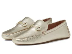 コールハーン レディース シューズ スリッポン・ローファー Cole Haan Tully Driver Gold Leather ゴールド