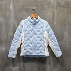 ジャン・ミシェル・バスキア バイカラー キルティング グース ダウン アウター/レディース(90)/JP665