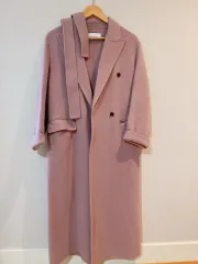 MORE THAN YESTERDAY モアダンイエスターデイ ピンク ハンドメイド コート