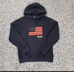 ポロ ラルフローレン 星条旗 フーディー Tシャツ m