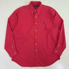 Polo ポロ ラルフローレン 90 s 刺繍 ブレイク コットン シャツ