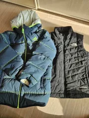アディダス キッズ ダウン + THE NORTH FACE ザノースフェイス キッズ ベスト 130