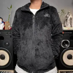 ノースフェイス フリース ブラック ジップアップ