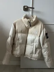 THE NORTH FACE ホワイトレーベル ノベルティ ヌプシ ダウンジャケット クリーム m