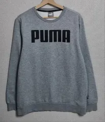 M (95) プーマ グレー 起毛 スウェット