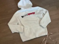 ルコックスポルティフ ボアフリース フードジップアップ ジャケット ユニセックス メンズM レディースL 季節の変わり目用