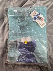 （ 3XL ） カウズ KAWS UNIQLO(ユニクロ) BFF ミント 半袖 Tシャツ