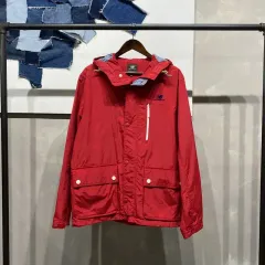 (105) ニューバランス ストリート カジュアル ツーポケット フード ウィンドブレーカー ジャケット