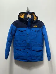 ザノースフェイス ブルー ダウン ジャケット キッズ ダウン 140