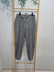 ウエスト後ろゴム ウールスラックス