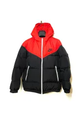 NIKE ナイキ ヴィンテージ ウィンドランナー ダウン ジャケット レッド/ブラック ユニセックス 90サイズ