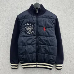 8 10歳 ポロ ラルフローレン ジュニア リバーシブル ダウン ニット