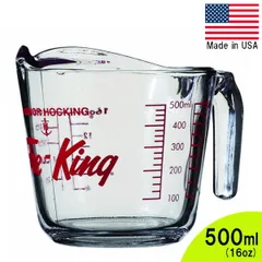 Fire King ファイヤーキング メジャーリングジャグ 500ml 16oz アメリカ製のサムネイル