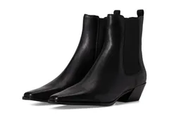 スティーブ マデン レディース シューズ スリッポン・ローファー Steve Madden Evan Black Leather ブラックのサムネイル