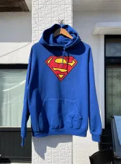90s OG ヴィンテージ SUPERMAN フードTシャツ 正規品