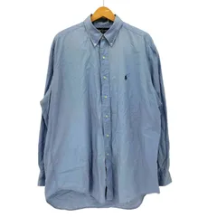 ポロバイラルフローレン Polo by RALPH LAUREN 90S BLAKE ポニー刺繍 ボタンダウンシャツ メンズ import：L 