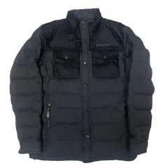 コロンビア オムニヒート グレーポケット 軽量ダウン 100