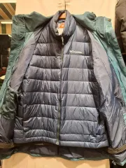 コロンビア ダウン ウィンドブレーカー ダブル ジャケット セット